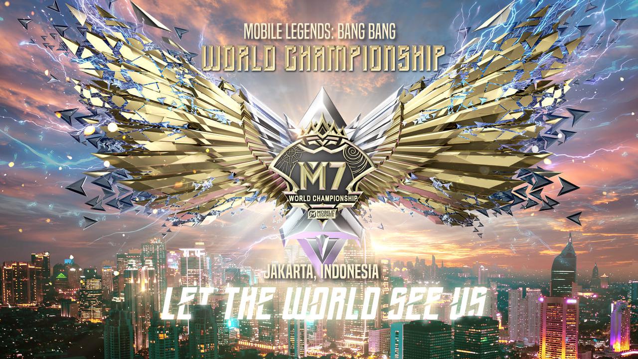Poster M7 Mobile Legends World Championship di Jakarta